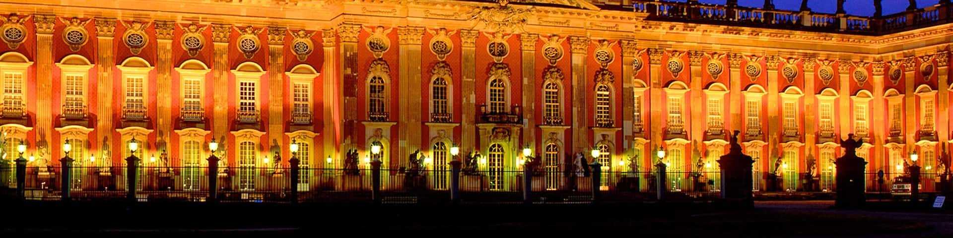 Potsdam featuring heritage architecture, a city and night scenes
