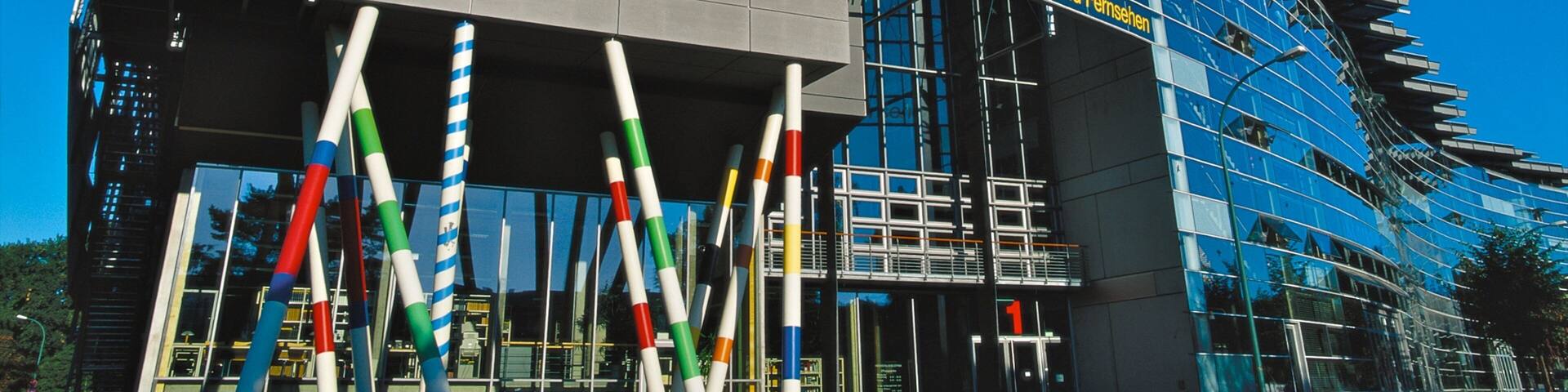 Potsdam which includes central business district, modern architecture and a city