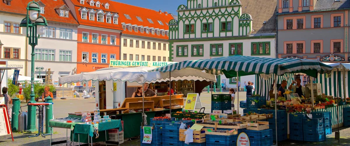 Weimar featuring markets and heritage elements