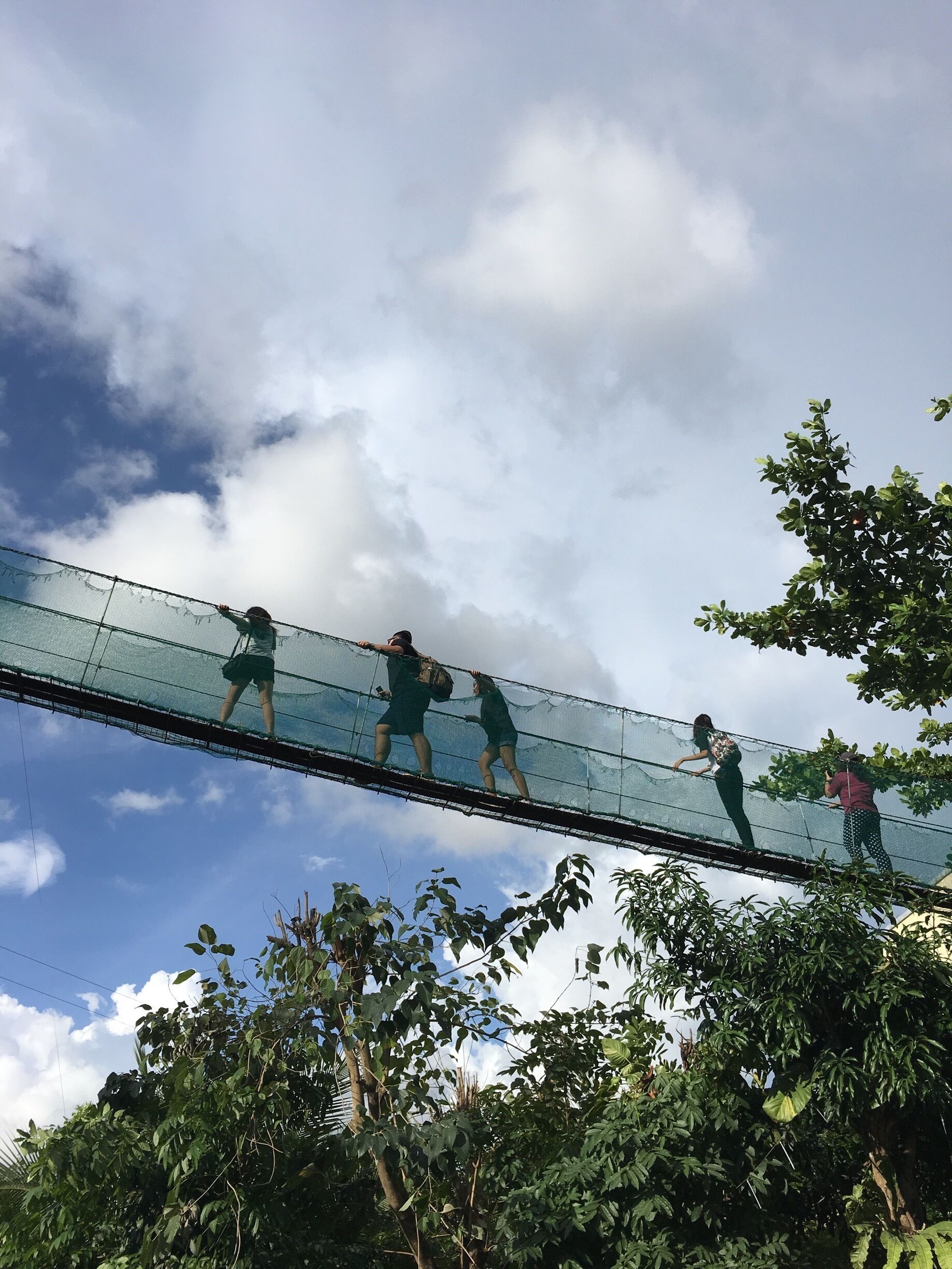 A treat experiencing Cloud nine and it's hanging bridge. 