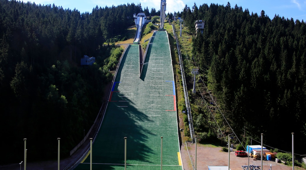 Skispringen, Oberhof, Thüringen, Deutschland, Europa --
Ski jumping, Oberhof, Thuringia, Germany, Europe
