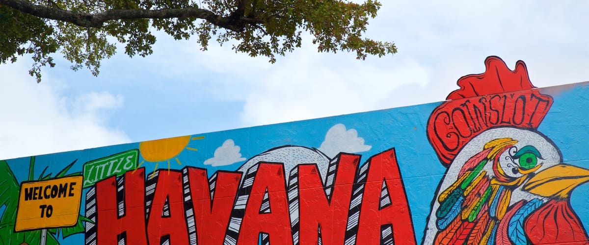 Little Havana which includes outdoor art