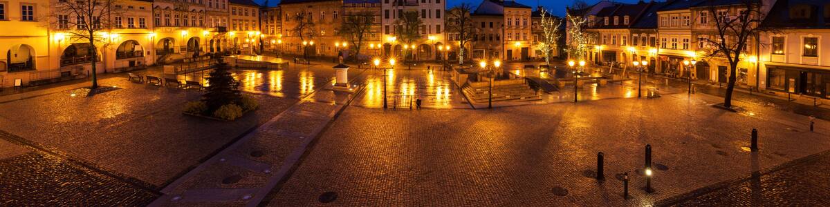 Main Square in Bielsko-Biala