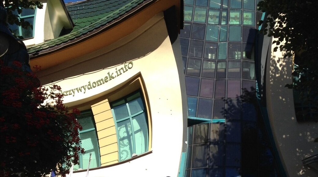 Strange, a little bit Gaudian house in central Sopot, Poland