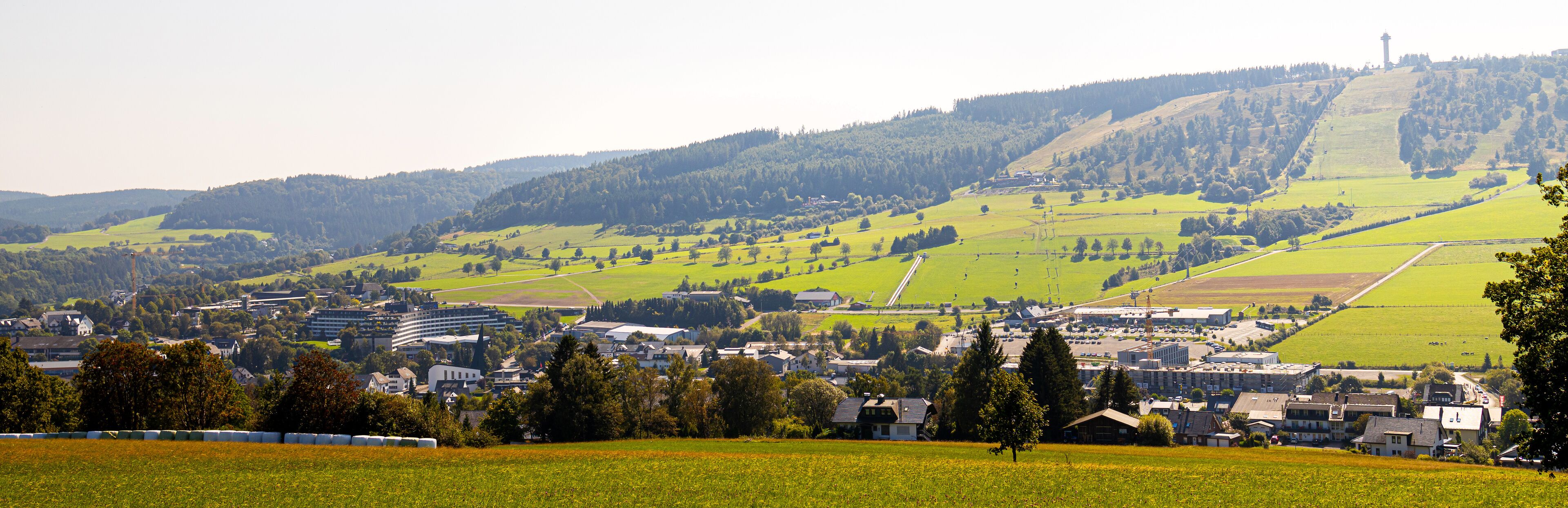 willingen germany in summer panorama