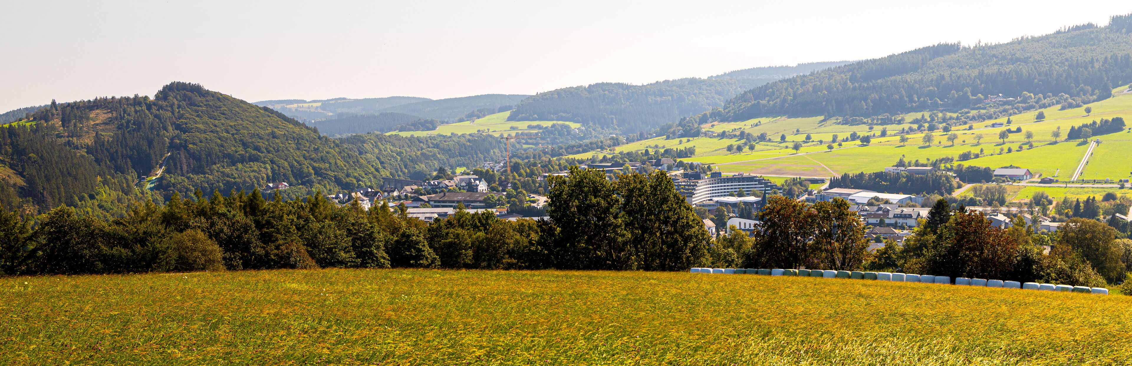 willingen germany in summer panorama
