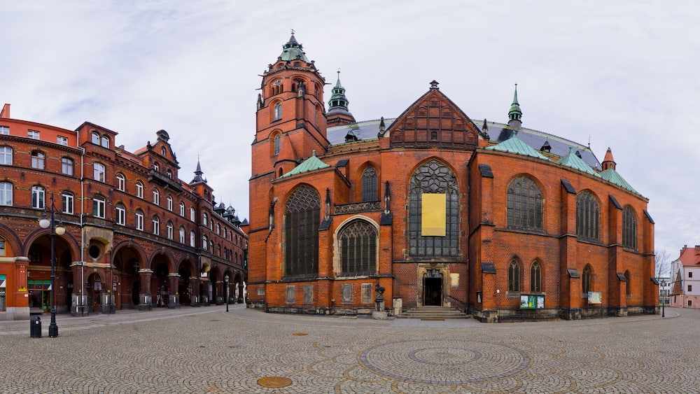 Panoramic view on Legnica - Poland