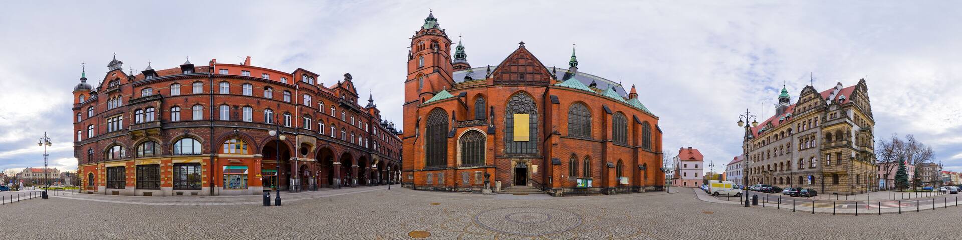 Panoramic view on Legnica - Poland