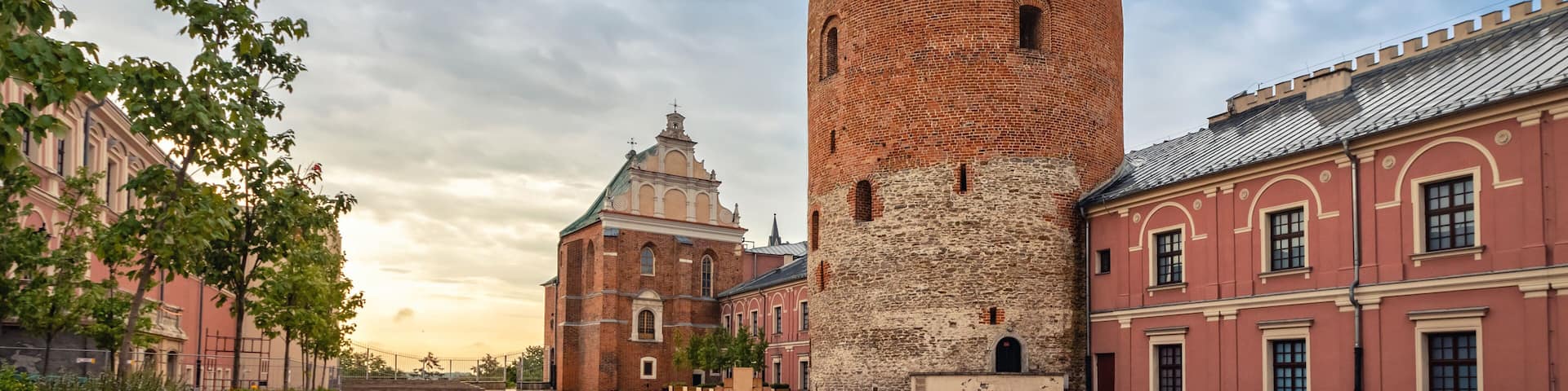 Romanesque castle tower in Lublin, Poland