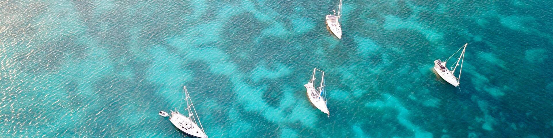 Boats Antigua Five Island