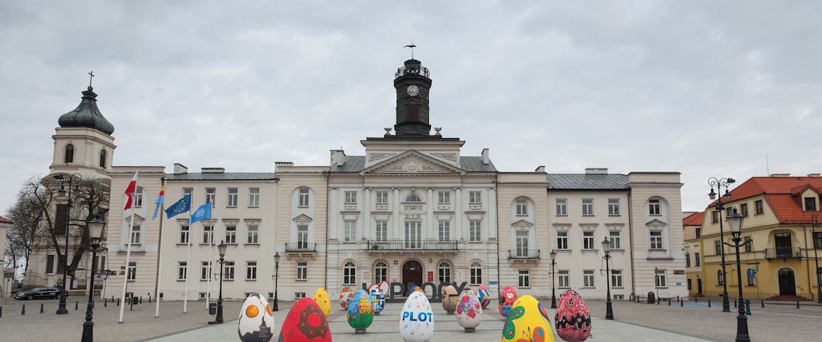 Old town Płock, Poland. Nice to visit one day trip.