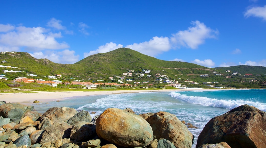 Guana Bay Beach which includes a beach and landscape views