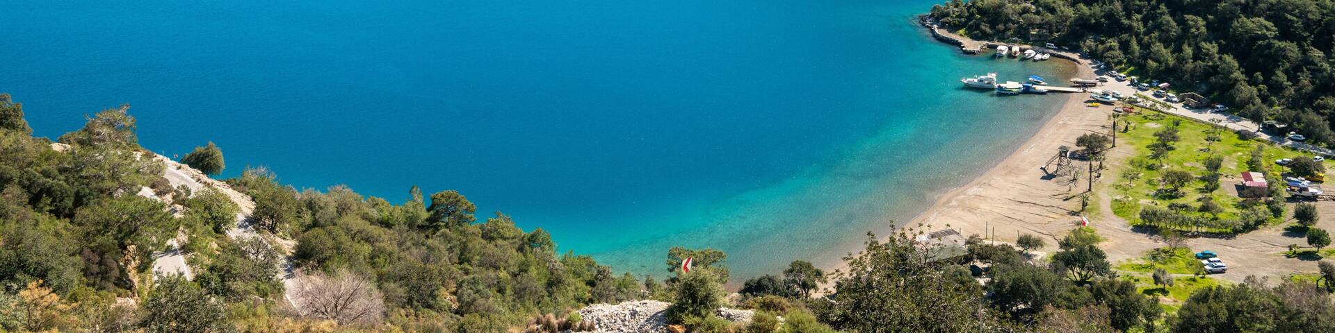 Sarsala Bay near Dalaman town in Mugla, Turkey.