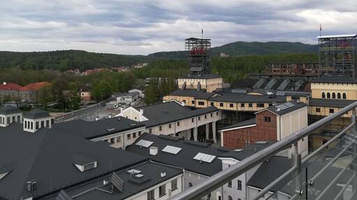 Viev from the observation Tower, Waลbrzych Poland