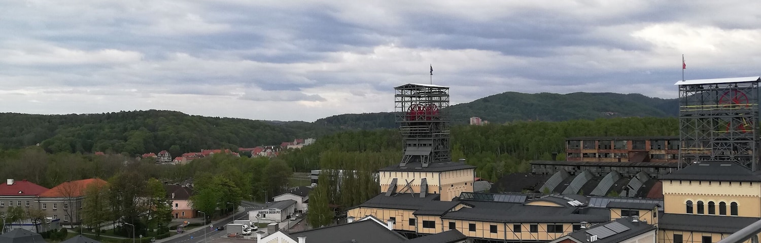 Viev from the observation Tower, Wałbrzych Poland