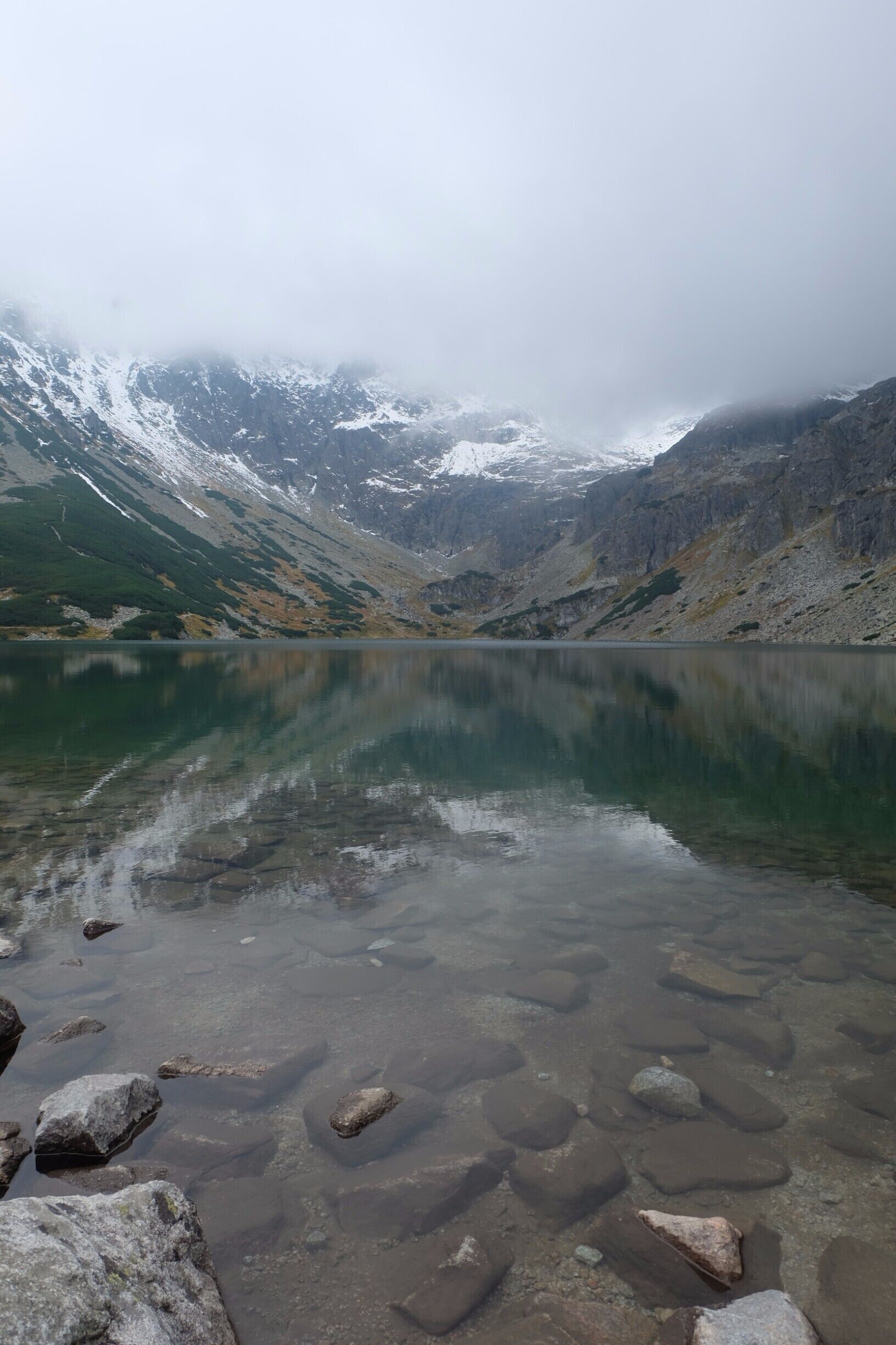 One of the many glacial lakes in Tatra mountains. It is located in the Gąsienicowa valley. #nationalpark