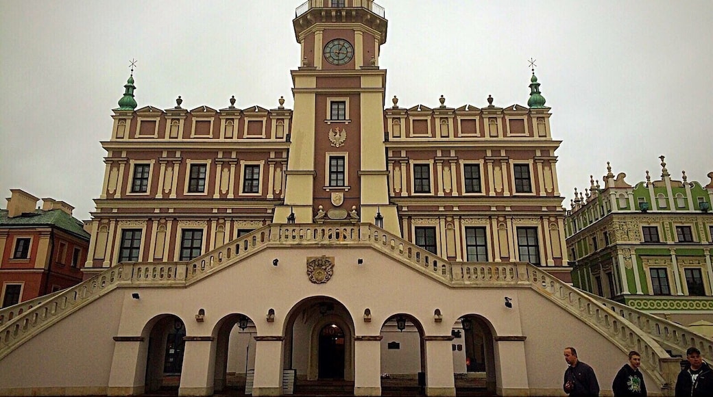 Town Hall in Zamosc looks impressive