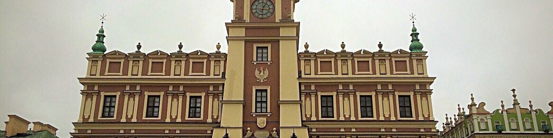 Town Hall in Zamosc looks impressive