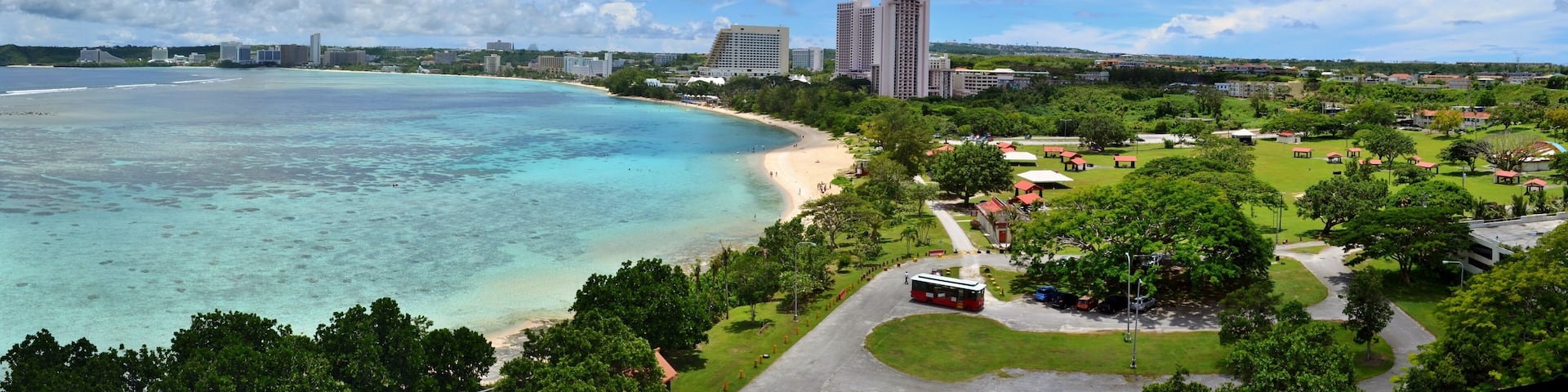 Tropical Tumon Bay in the tropical Pacific island of Guam