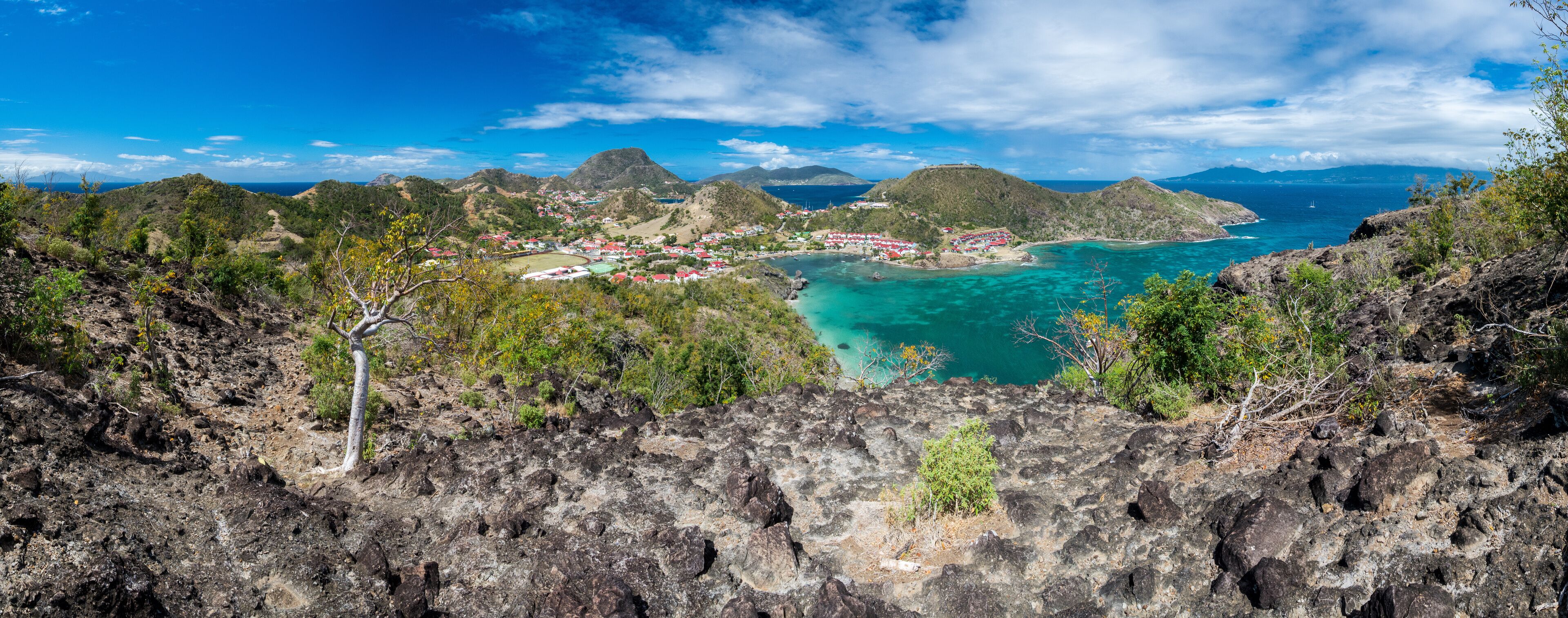 Guadeloupe - Panorama des Saintes depuis le Morne Morel