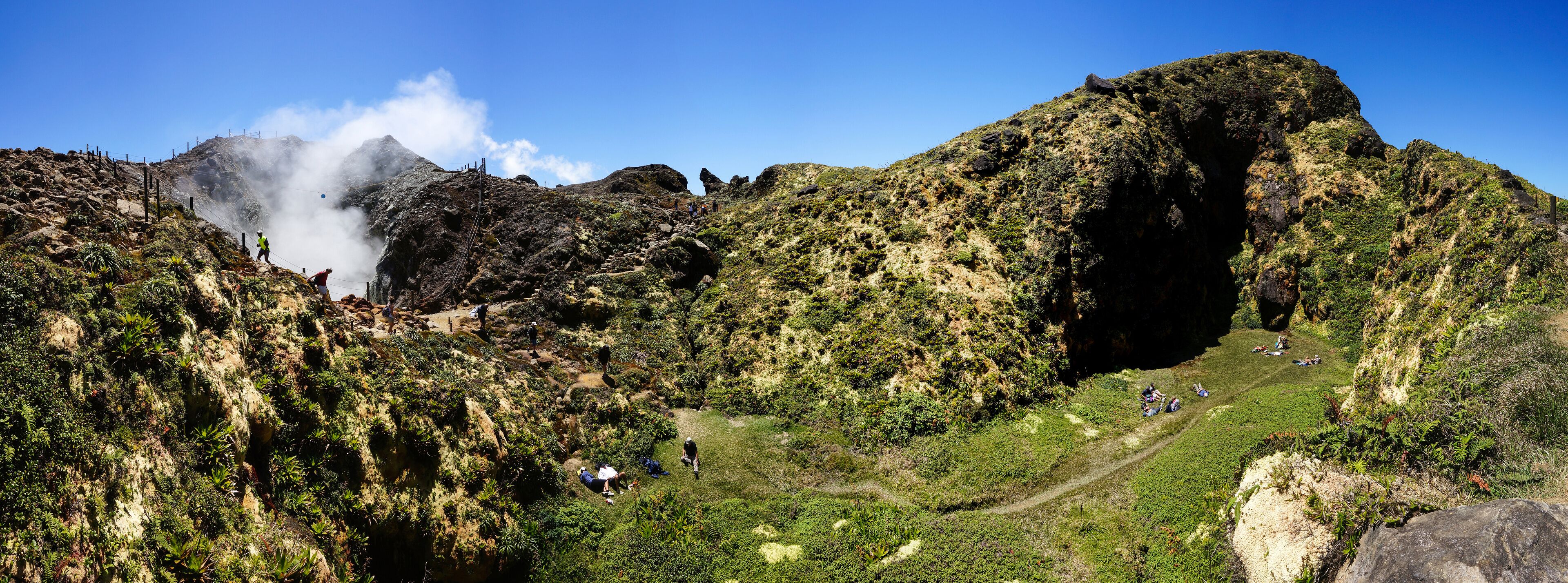 La Souffrière volcano in Guadeloupe