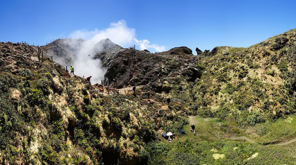 La Souffrière volcano in Guadeloupe
