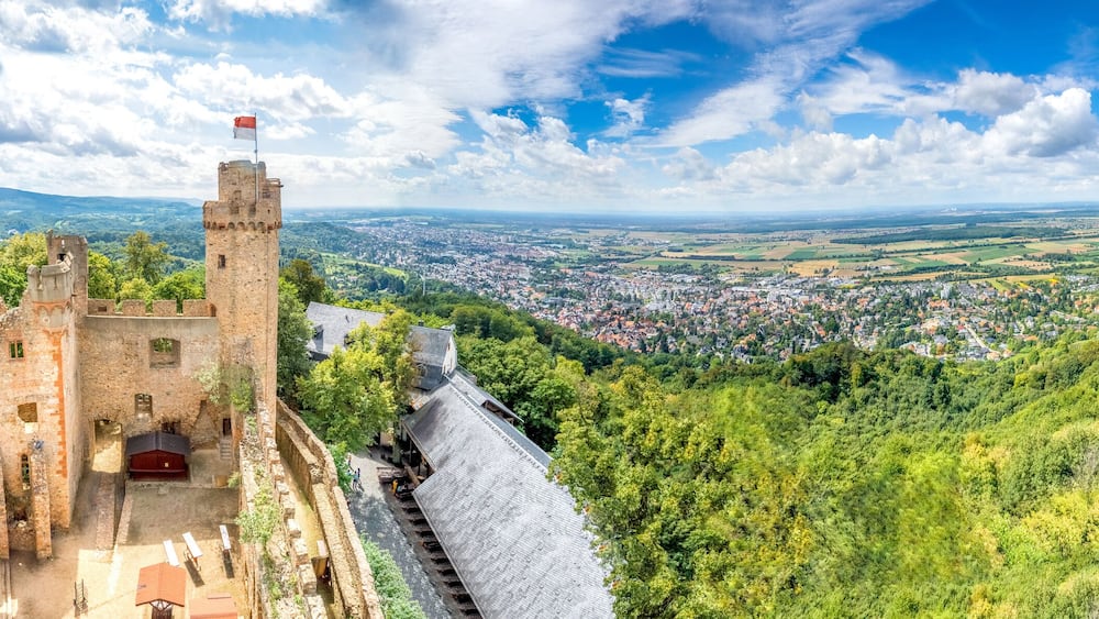Auerbacher Schloss, Bensheim, Hessische Bergstrasse, Deutschland