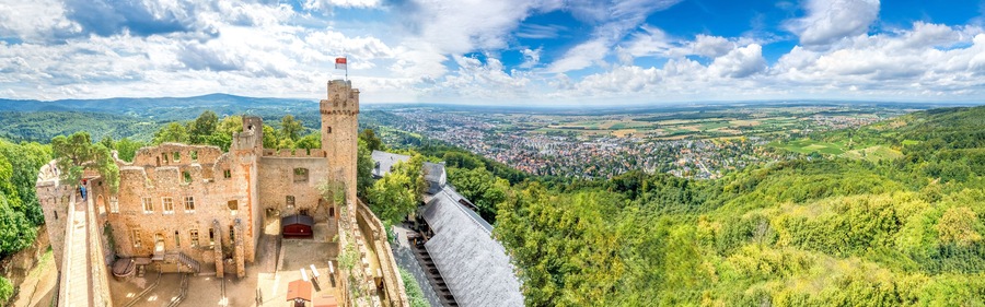 Auerbacher Schloss, Bensheim, Hessische Bergstrasse, Deutschland