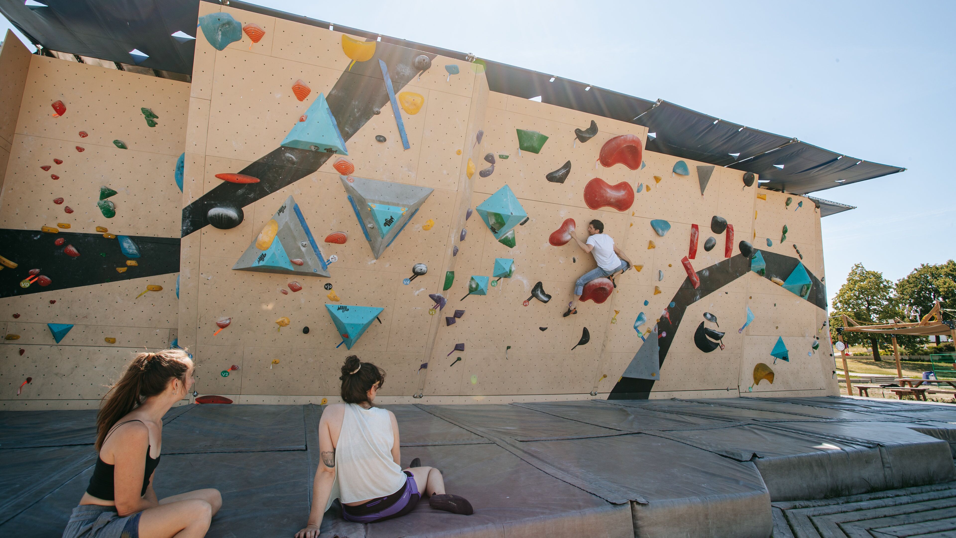 Olympic Park as well as an individual male