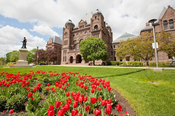 Queens Park Toronto government legislative buildings