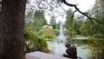 VanDusen Botanical Garden which includes a lake or waterhole, a fountain and a park