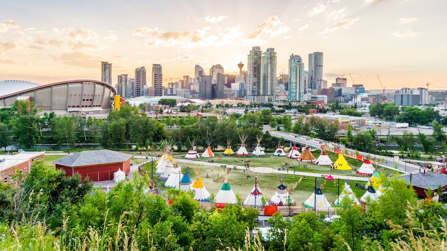 Beautiful panorama of Calgary, Alberta, Canada