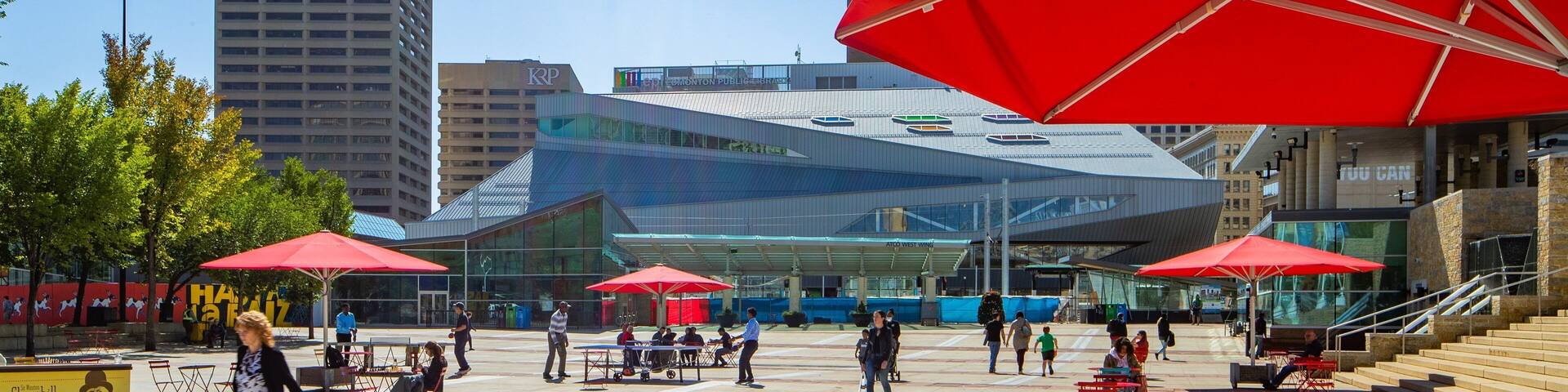 Sir Winston Churchill Square featuring street scenes and a square or plaza