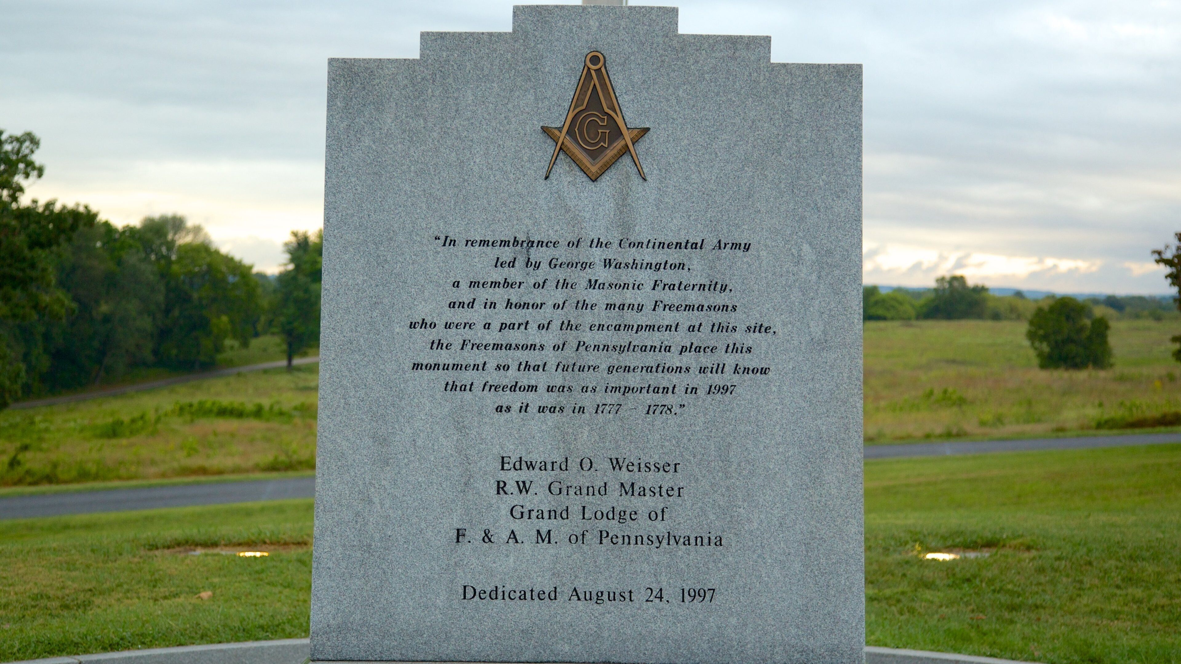 Công viên Lịch sử Quốc gia Thung lũng Forge trong đó bao gồm di sản và tưởng niệm