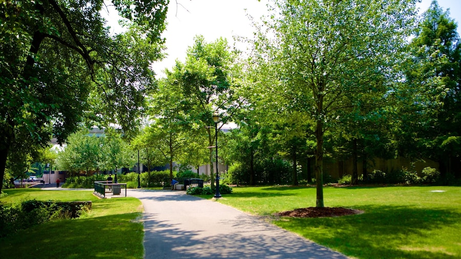 Riverside Park which includes a park