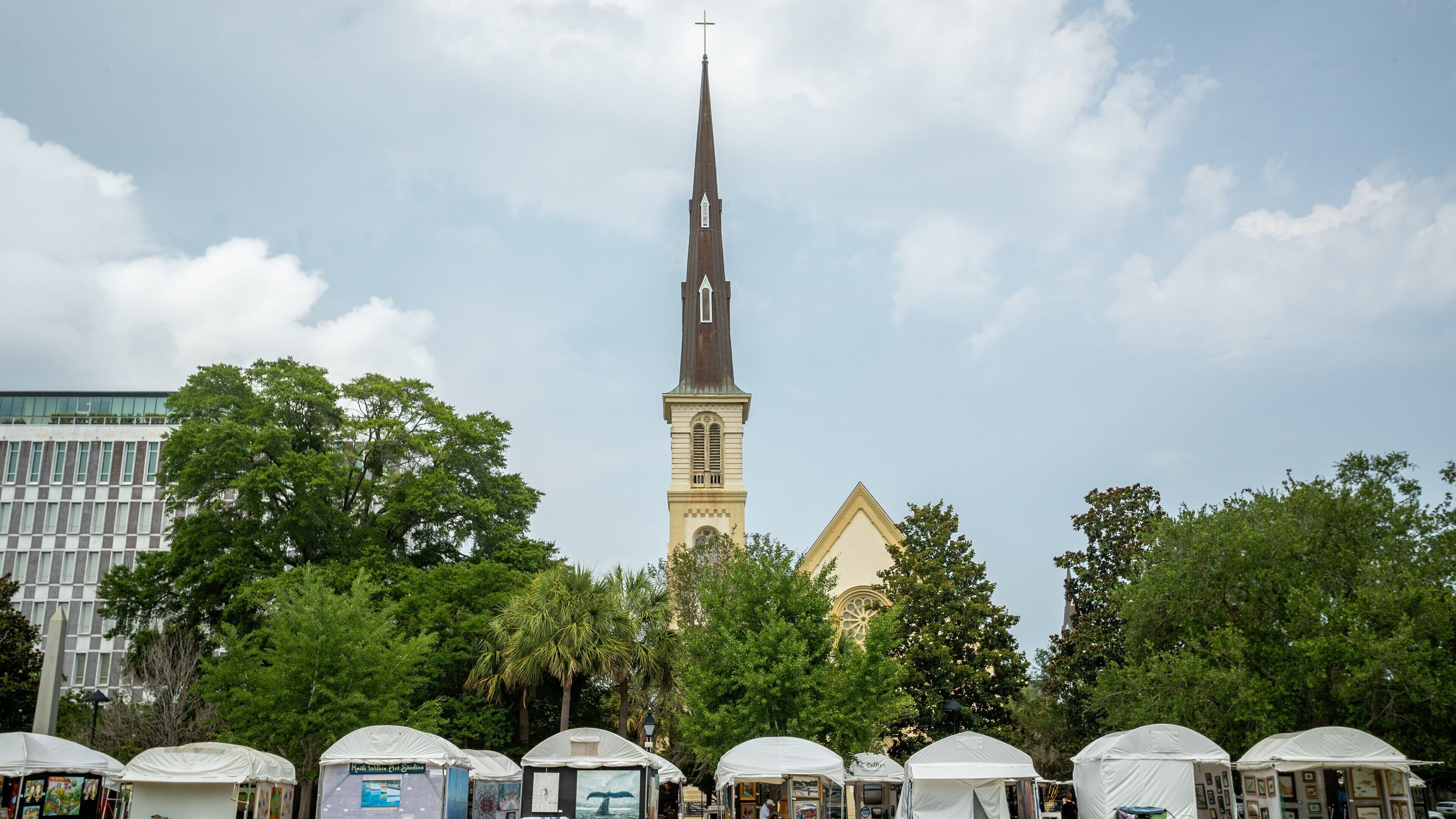 Marion Square which includes heritage elements