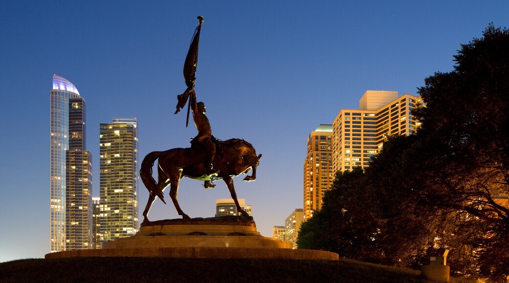 그랜트 파크 이 포함 동상 또는 조각상