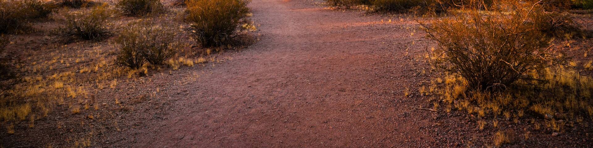 Sunset at Papago Park in Phoenix Arizona