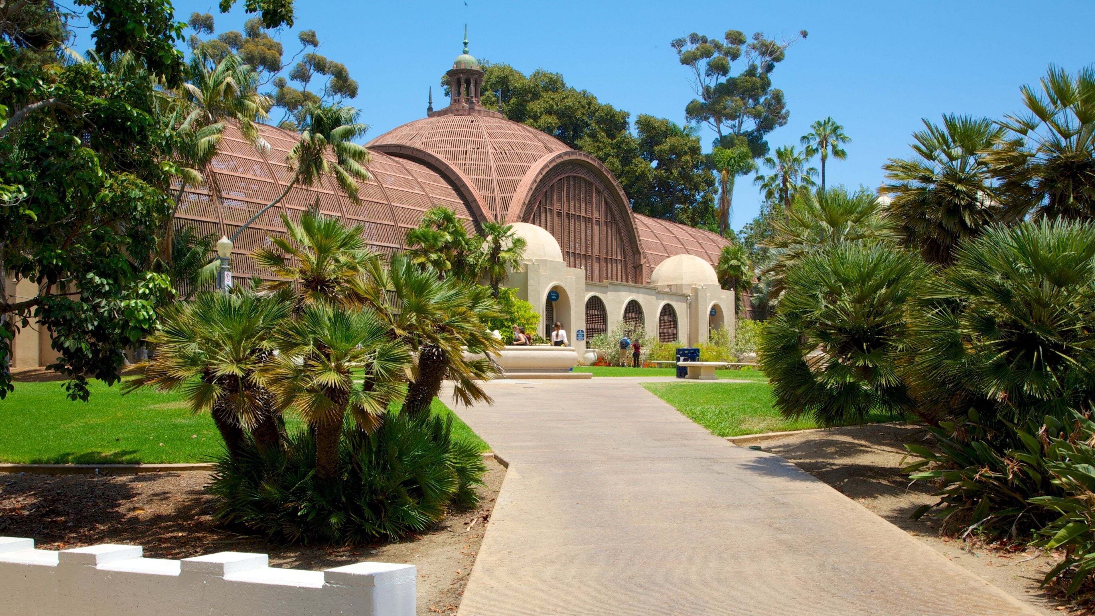 Balboa Park som visar en park