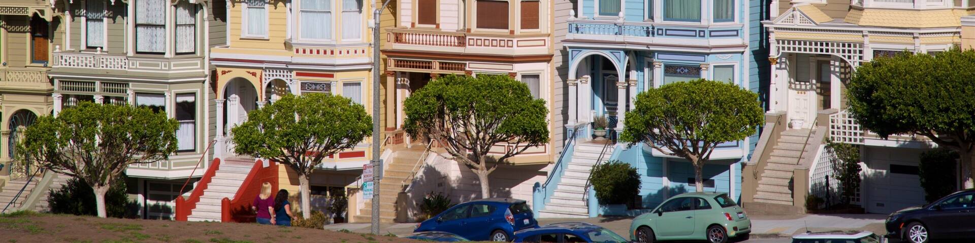 Western Addition which includes a house, a city and skyline