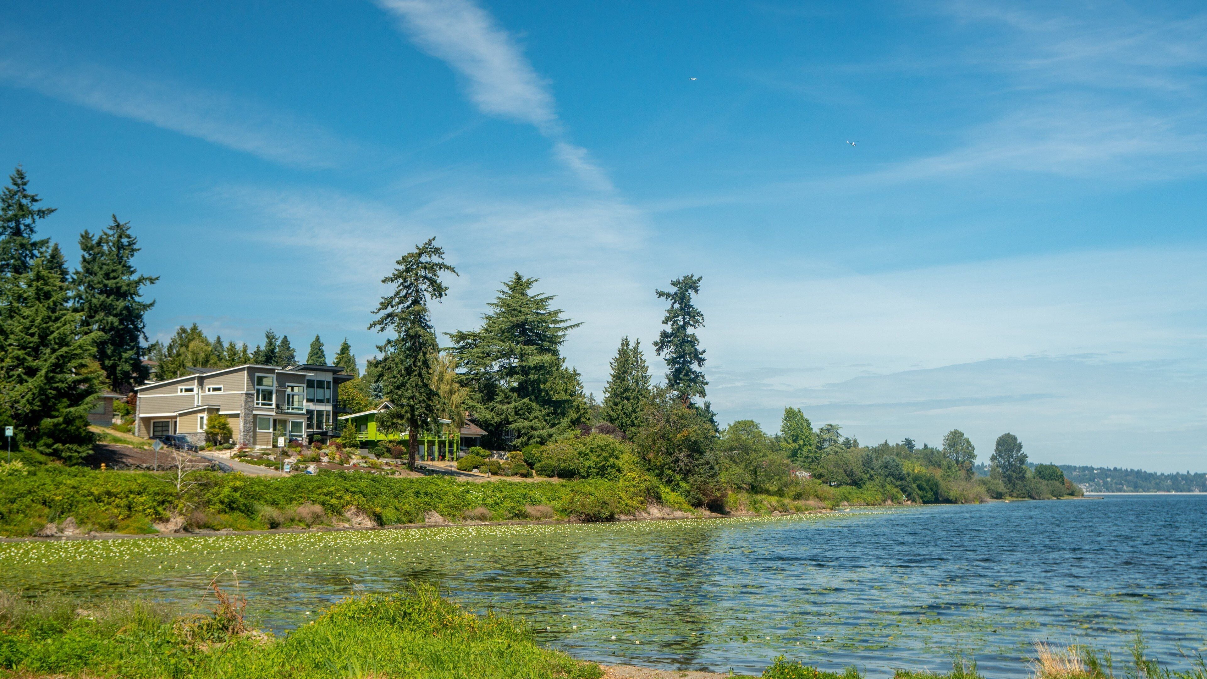 Seward Park featuring general coastal views and a house