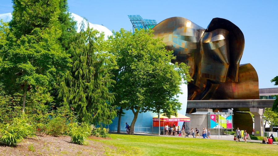 Seattle Center which includes modern architecture