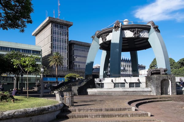 Parque Central de San José en Costa Rica