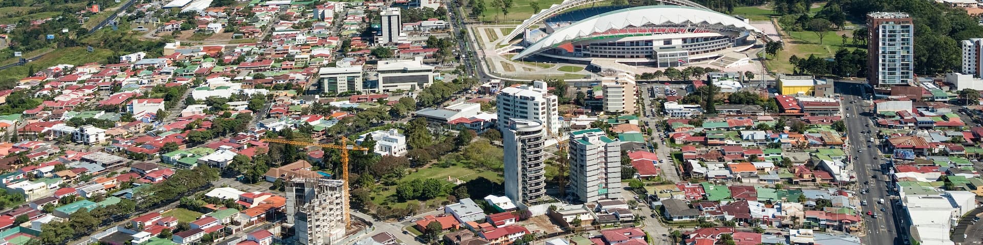 Estadio National and La Sabana Park. San José Costa Rica