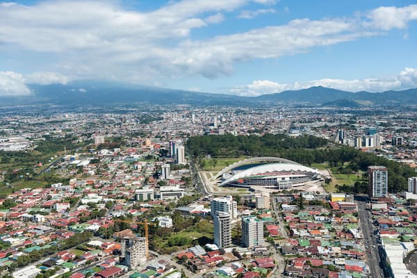 Estadio National and La Sabana Park. San José Costa Rica