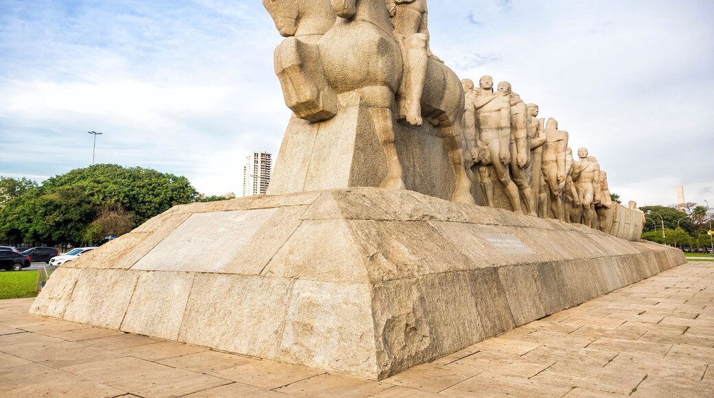 Bandeiras monument at Ibirapuera Park, Sao Paulo, Brazil.