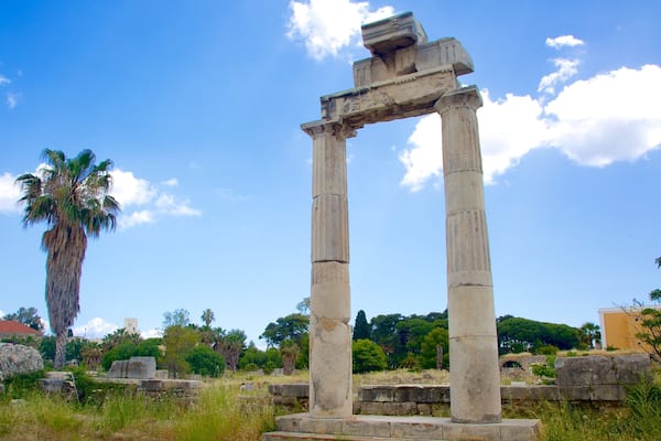 Ancient Agora som inkluderar en ruin