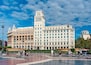 Plaza de Catalunya in Barcelona, Catalonia, Spain, Europe