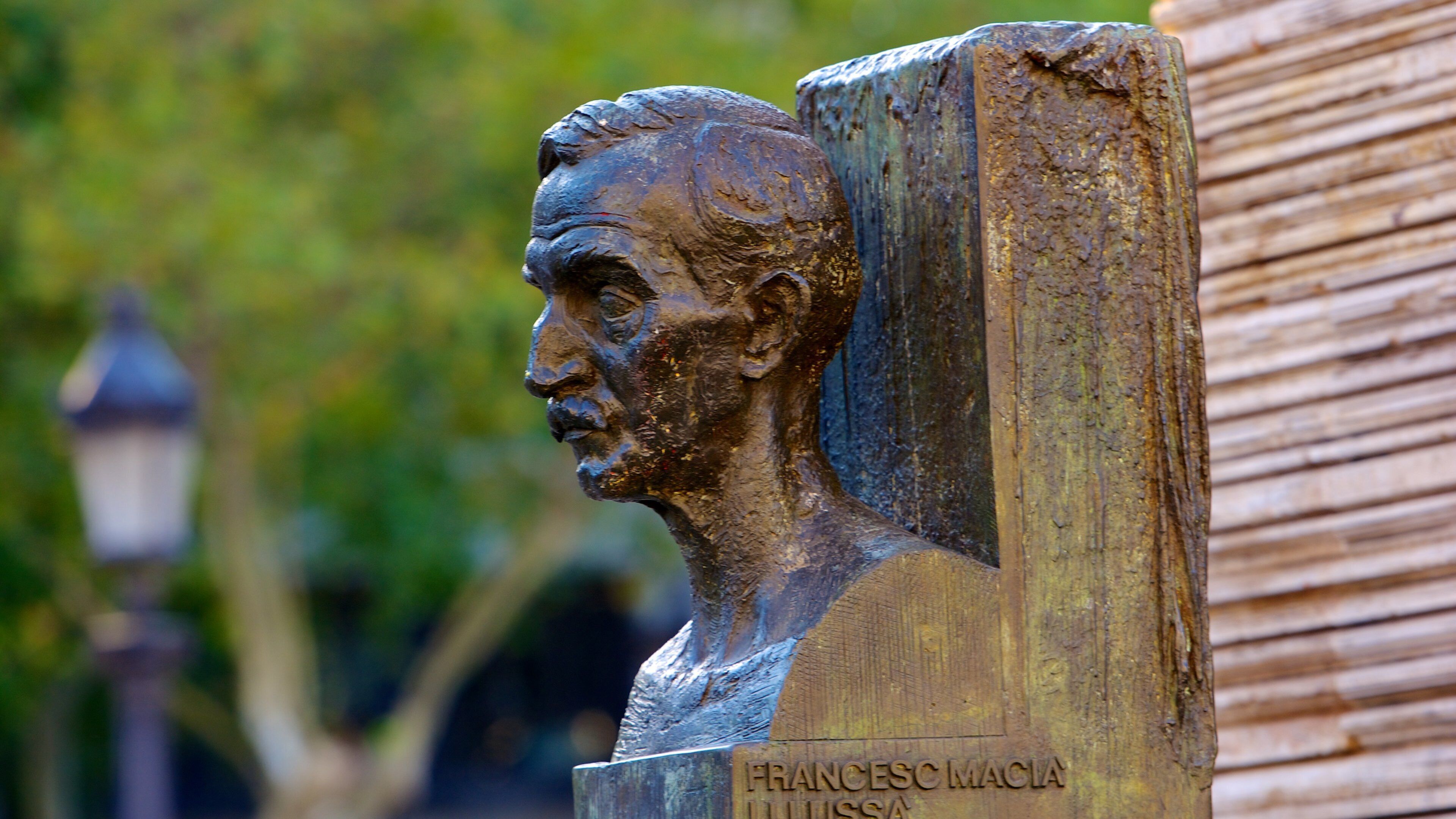 Placa de Catalunya which includes outdoor art and a statue or sculpture