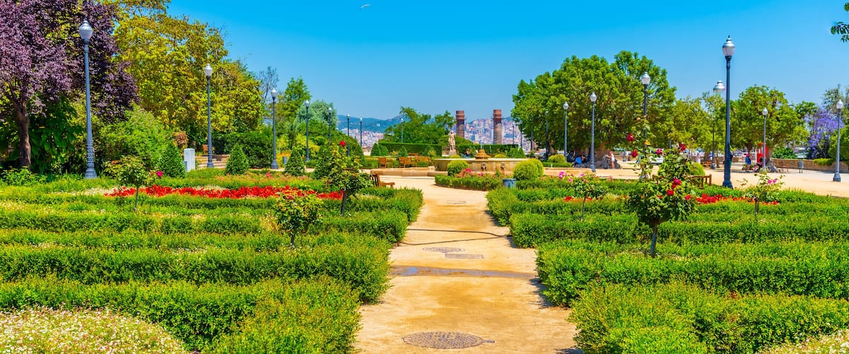 Jardins del Mirador in Barcelona, Spain